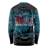 Fiji Rugby Long Sleeve Shirt Bring The Heat - Wonder Print Shop