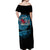 Fiji Rugby Off Shoulder Maxi Dress Bring The Heat - Wonder Print Shop