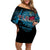 Fiji Rugby Off Shoulder Short Dress Bring The Heat - Wonder Print Shop