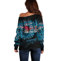 Fiji Rugby Off Shoulder Sweater Bring The Heat - Wonder Print Shop