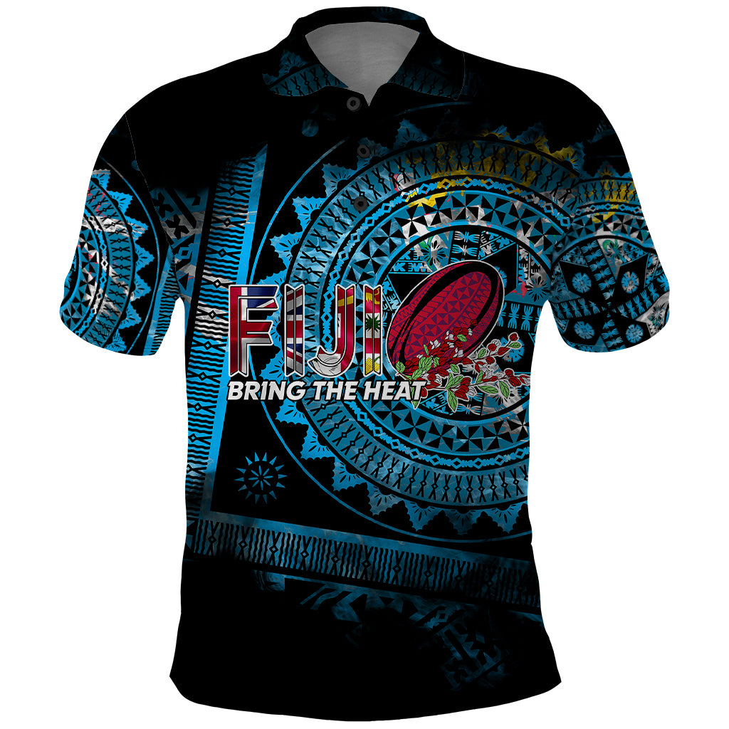 Fiji Rugby Polo Shirt Bring The Heat - Wonder Print Shop