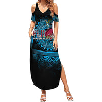 Fiji Rugby Summer Maxi Dress Bring The Heat - Wonder Print Shop