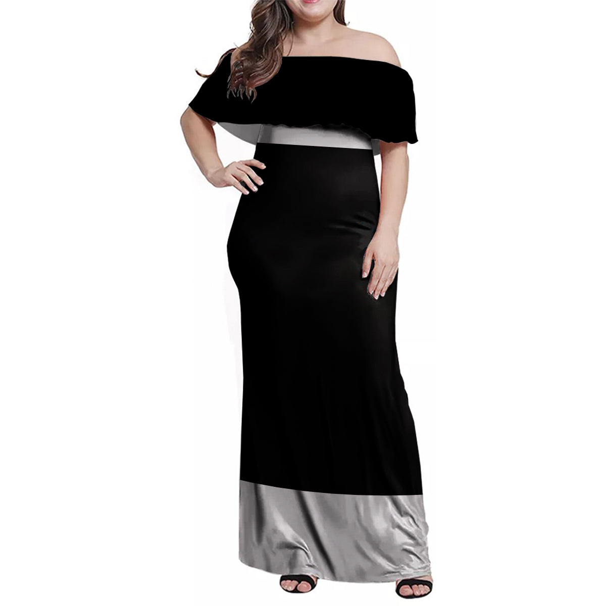 Merry Clucking Christmas Family Matching Off Shoulder Maxi Dress and Hawaiian Shirt Chicken Santa Hat - Wonder Print Shop