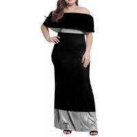 Merry Clucking Christmas Family Matching Off Shoulder Maxi Dress and Hawaiian Shirt Chicken Santa Hat - Wonder Print Shop