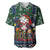 Mooey Christmas Baseball Jersey Cow Santa Hat - Wonder Print Shop