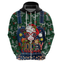 Mooey Christmas Hoodie Cow Santa Hat - Wonder Print Shop