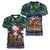 Mooey Christmas Women V Neck T Shirt Cow Santa Hat - Wonder Print Shop