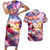 Custom 4th Of July Independence Day American Couples Matching Short Sleeve Bodycon Dress and Hawaiian Shirt - Wonder Print Shop