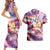 Custom 4th Of July Independence Day American Couples Matching Short Sleeve Bodycon Dress and Hawaiian Shirt - Wonder Print Shop