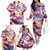 Custom 4th Of July Independence Day American Family Matching Off The Shoulder Long Sleeve Dress and Hawaiian Shirt - Wonder Print Shop