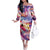 Custom 4th Of July Independence Day American Family Matching Off The Shoulder Long Sleeve Dress and Hawaiian Shirt - Wonder Print Shop