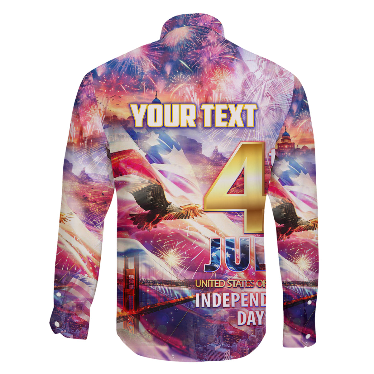 Custom 4th Of July Independence Day American Family Matching Off Shoulder Maxi Dress and Hawaiian Shirt - Wonder Print Shop