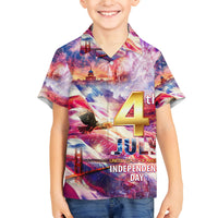 Custom 4th Of July Independence Day American Family Matching Puletasi and Hawaiian Shirt - Wonder Print Shop
