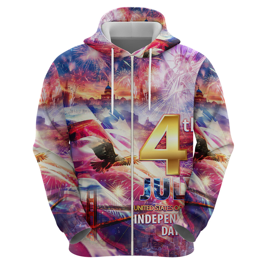 Custom 4th Of July Independence Day American Hoodie - Wonder Print Shop