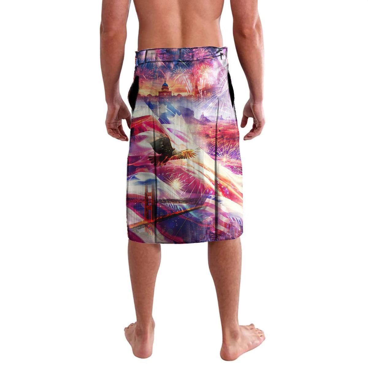 Custom 4th Of July Independence Day American Lavalava - Wonder Print Shop