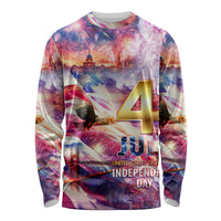 Custom 4th Of July Independence Day American Long Sleeve Shirt - Wonder Print Shop