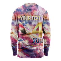 Custom 4th Of July Independence Day American Long Sleeve Shirt - Wonder Print Shop