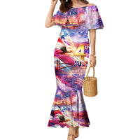 Custom 4th Of July Independence Day American Mermaid Dress - Wonder Print Shop