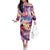 Custom 4th Of July Independence Day American Off The Shoulder Long Sleeve Dress - Wonder Print Shop