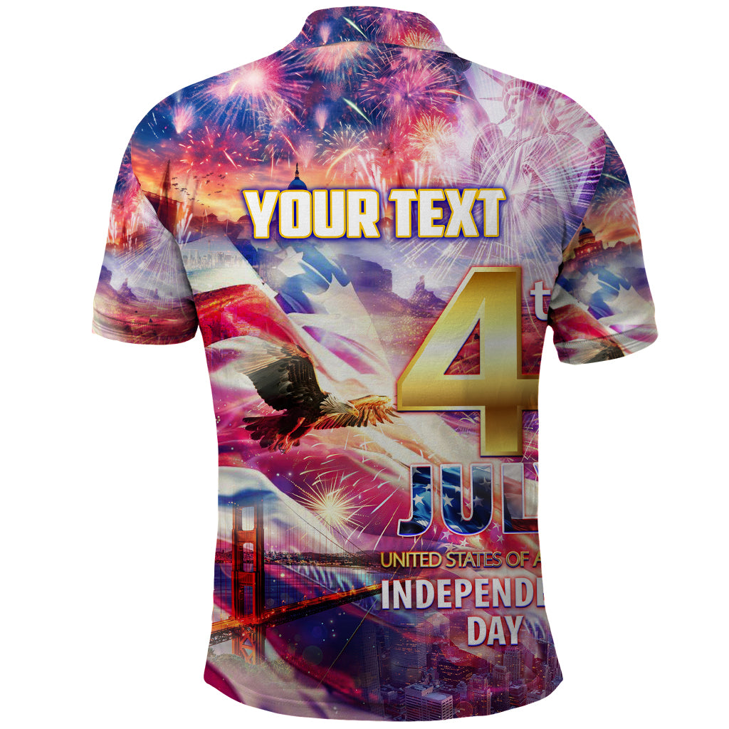 Custom 4th Of July Independence Day American Polo Shirt - Wonder Print Shop