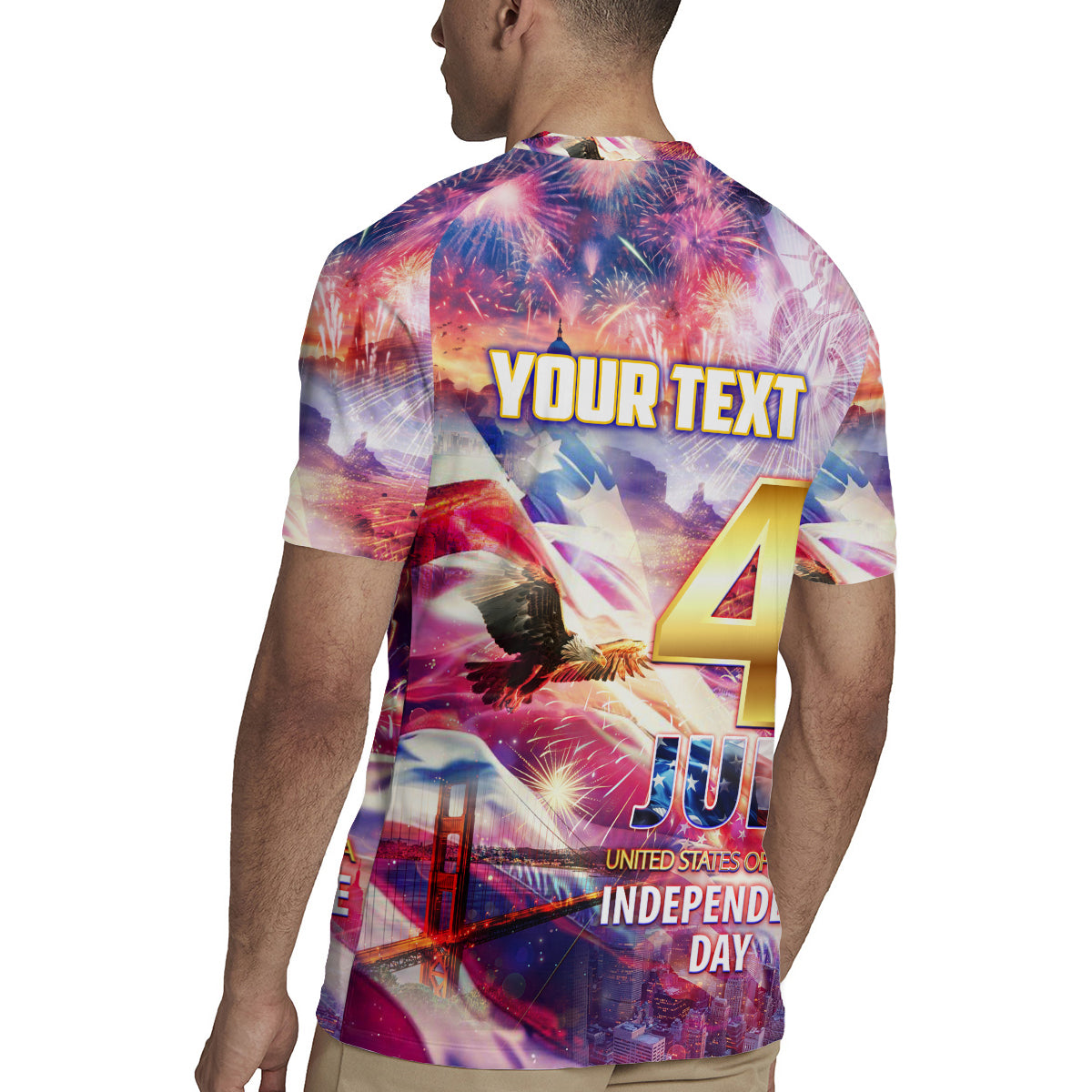 Custom 4th Of July Independence Day American Rugby Jersey - Wonder Print Shop