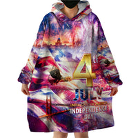 Custom 4th Of July Independence Day American Wearable Blanket Hoodie - Wonder Print Shop