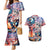 Personalized American Independence Day Couples Matching Mermaid Dress and Hawaiian Shirt 4th of July Statue of Liberty - Wonder Print Shop