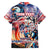 Personalized American Independence Day Family Matching Off Shoulder Maxi Dress and Hawaiian Shirt 4th of July Statue of Liberty - Wonder Print Shop