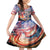 Personalized American Independence Day Family Matching Short Sleeve Bodycon Dress and Hawaiian Shirt 4th of July Statue of Liberty - Wonder Print Shop
