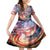 Personalized American Independence Day Family Matching Summer Maxi Dress and Hawaiian Shirt 4th of July Statue of Liberty - Wonder Print Shop