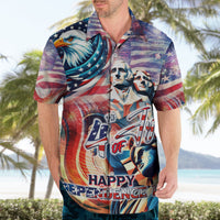 Personalized American Independence Day Hawaiian Shirt 4th of July Statue of Liberty - Wonder Print Shop