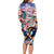 Personalized American Independence Day Long Sleeve Bodycon Dress 4th of July Statue of Liberty - Wonder Print Shop