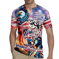 Personalized American Independence Day Rugby Jersey 4th of July Statue of Liberty - Wonder Print Shop