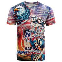 Personalized American Independence Day T Shirt 4th of July Statue of Liberty - Wonder Print Shop