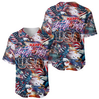 Happy Fourth of July Baseball Jersey American Eagle Flag US Independence Day - Wonder Print Shop
