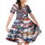Happy Fourth of July Family Matching Off Shoulder Maxi Dress and Hawaiian Shirt American Eagle Flag US Independence Day - Wonder Print Shop