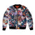 Happy Fourth of July Sleeve Zip Bomber Jacket American Eagle Flag US Independence Day - Wonder Print Shop