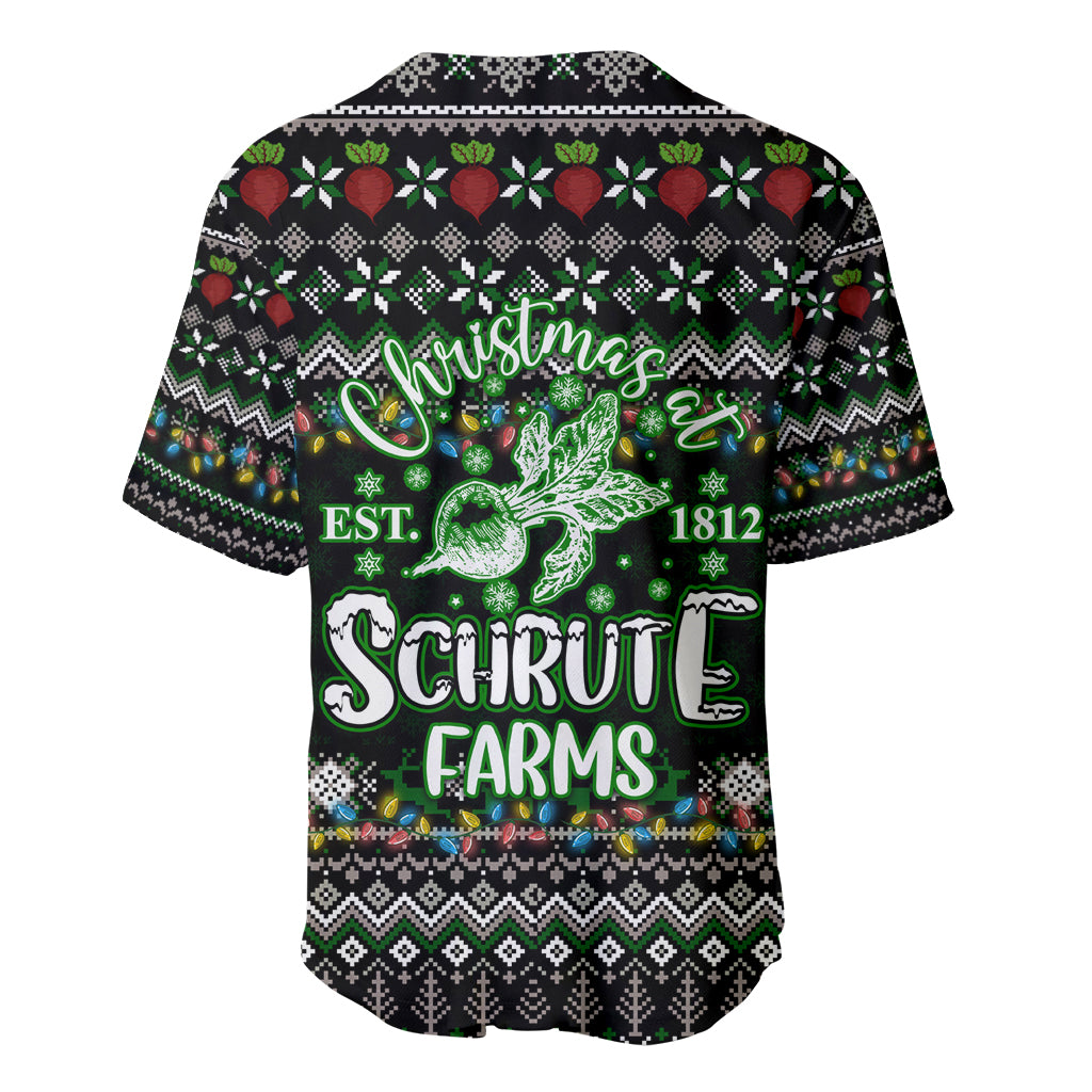 Merry Christmas Schrute Farms Baseball Jersey - Wonder Print Shop