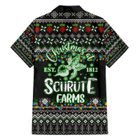 Merry Christmas Schrute Farms Family Matching Long Sleeve Bodycon Dress and Hawaiian Shirt - Wonder Print Shop