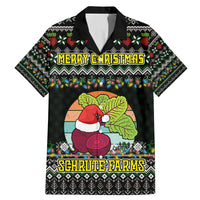 Merry Christmas Schrute Farms Family Matching Mermaid Dress and Hawaiian Shirt - Wonder Print Shop