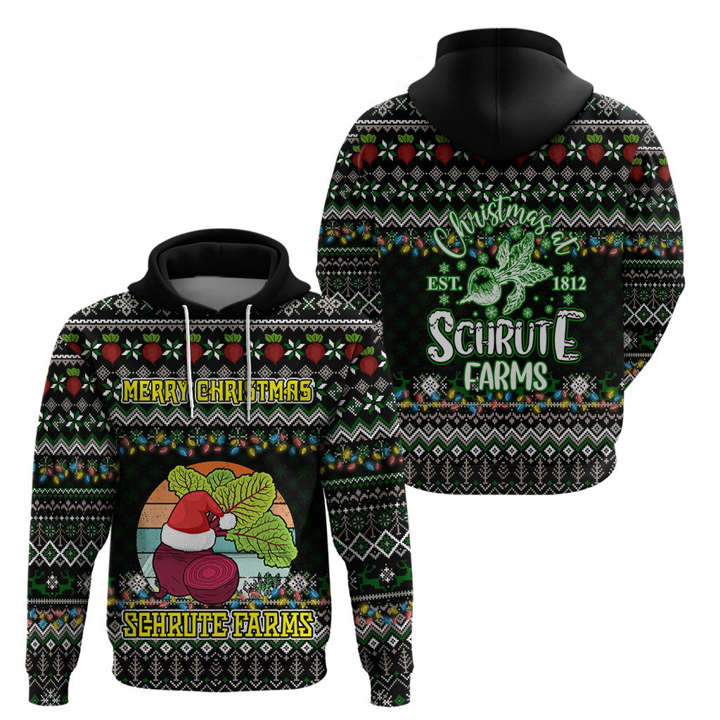 Merry Christmas Schrute Farms Hoodie - Wonder Print Shop