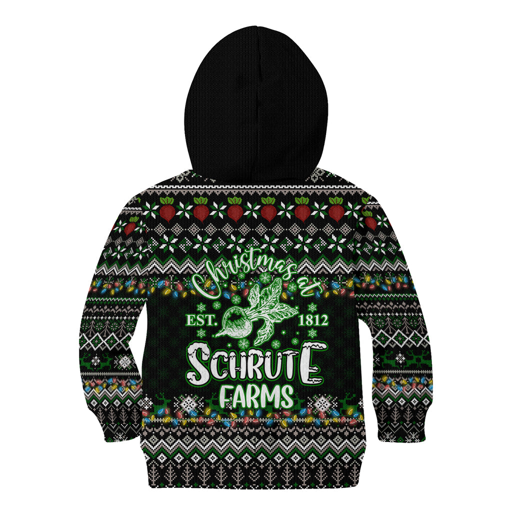 Merry Christmas Schrute Farms Kid Hoodie - Wonder Print Shop