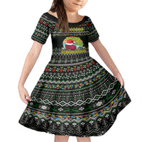 Merry Christmas Schrute Farms Kid Short Sleeve Dress - Wonder Print Shop
