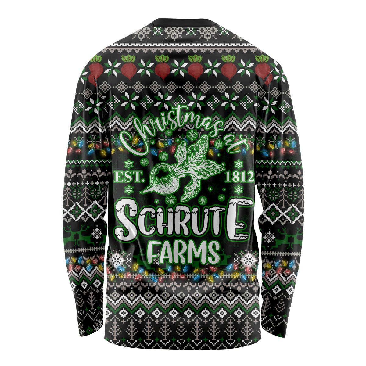 Merry Christmas Schrute Farms Long Sleeve Shirt - Wonder Print Shop