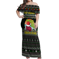 Merry Christmas Schrute Farms Off Shoulder Maxi Dress - Wonder Print Shop