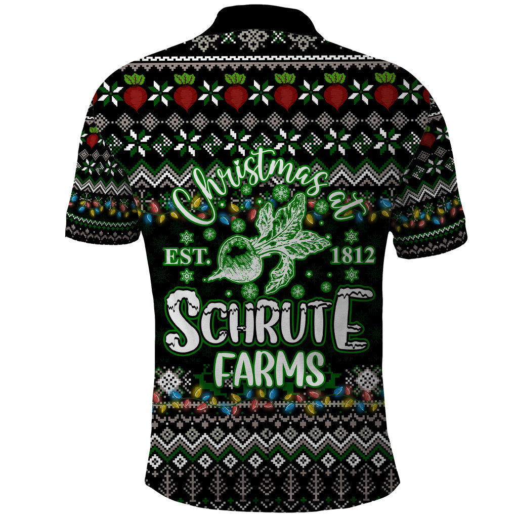 Merry Christmas Schrute Farms Polo Shirt - Wonder Print Shop