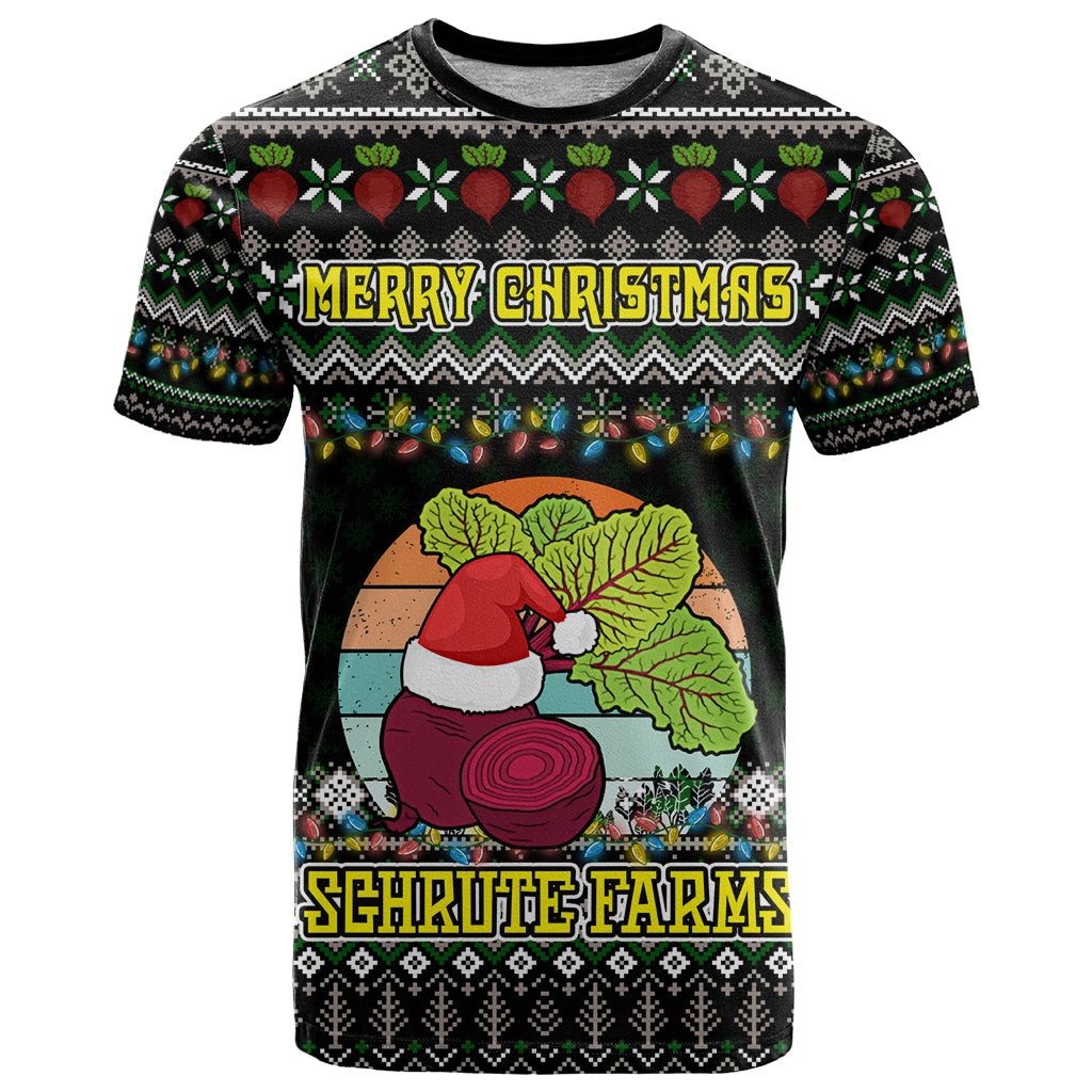 Merry Christmas Schrute Farms T Shirt - Wonder Print Shop