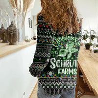 Merry Christmas Schrute Farms Women Casual Shirt - Wonder Print Shop