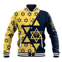 Happy Hanukkah Baseball Jacket Jewish Star of David - Wonder Print Shop