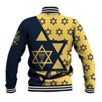 Happy Hanukkah Baseball Jacket Jewish Star of David - Wonder Print Shop